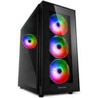 Obudowy komputerowe - Sharkoon TG5 obudowie komputera PC (z jednej strony okna i osłona przednia wykonana z hartowanego szkła, 2 X USB 3.0, 2 X USB 2.0, 4 X 120 MM) wentylatora lampa LED, niebieski TG5 - miniaturka - grafika 1