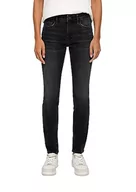 Spodnie damskie - s.Oliver Damskie spodnie jeansowe Slim Leg, szary/czarny, 34W / 36L - miniaturka - grafika 1