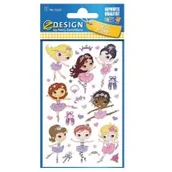 Przybory szkolne - Avery Zweckform Europapier-Impap Sp. z o.o. naklejki papierowe błyszczące, Baletnice - miniaturka - grafika 1