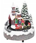 Ozdoby bożonarodzeniowe - vidaXL Świąteczna Dekoracja na Stół Wielokolorowe 16 x 16 x 19 cm - miniaturka - grafika 1