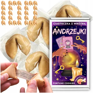 ANDRZEJKOWE Ciasteczka z wr����b�� dla go��ci na Impreze Andrzejki 100 sztuk - Pieczywo chrupkie - miniaturka - grafika 1