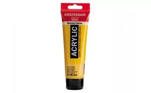 Talens Amsterdam, farba akrylowa, 120 ml, Żółty ciemny, azo - Przybory szkolne - miniaturka - grafika 1