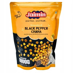 Prażona ciecierzyca Roasted Black Pepper Chana Jaimin 200g - Chipsy - miniaturka - grafika 1