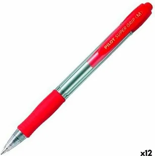Długopis Pilot Supergrip czerwony 0,4 mm (12 szt.) - Długopisy - miniaturka - grafika 1
