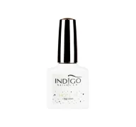 Lakiery hybrydowe - INDIGO HOT DOT TOP COAT HYBRYDOWY DO ZDOBIEŃ 7ML - miniaturka - grafika 1
