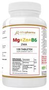 Witaminy i minerały - Altopharma ZMA Magnez + Cynk + B6 120 tabletek 1146144 - miniaturka - grafika 1