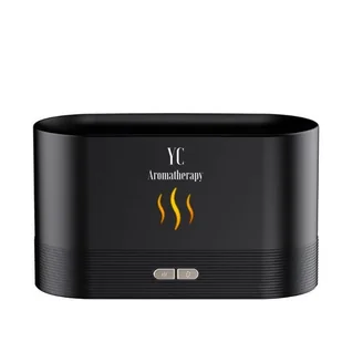 DYFUZOR ULTRADZWIĘKOWY FLAME CZARNY - YOUR CANDLE - Zapachy do domu - miniaturka - grafika 1