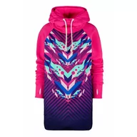 Odzież trekkingowa damska - Bluza outdoorowa z kapturem softshell Deep Trip Disco - miniaturka - grafika 1