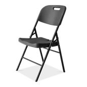 Stoły gastronomiczne - Krzesło składane CATERINGOWE Graphite Wood - Focus Garden - miniaturka - grafika 1