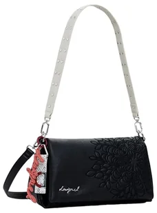Desigual Torba damska Sierra ACROSSBODYBAG, czarny/biały, jeden rozmiar, czarny/biały, Rozmiar Uniwersalny - Torebki damskie - miniaturka - grafika 1