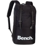 Plecaki - Bench stylowy plecak trekkingowy czarny 28x42x12 plecak nylonowy ORI302S - miniaturka - grafika 1