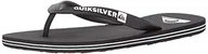 Klapki i japonki męskie - Quiksilver Molokai, męskie klapki, Czarny czarny biały, 39.5 EU - miniaturka - grafika 1