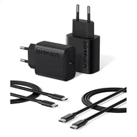 Ładowarki do telefonów - Ładowarka Anker 25W kabel USB-C 2szt komplet - miniaturka - grafika 1