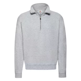 Bluza męska Zip Neck Classic Fruit of the Loom - Heather Grey S - Bluzy męskie - miniaturka - grafika 1