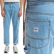 Spodnie męskie - Lee CARPENTER REALXED Light WORKWEAR LUŹNE DżINS BEZ STRECZU W32 L32 - miniaturka - grafika 1