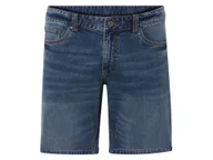 Spodenki męskie - LIVERGY® Szorty jeansowe męskie z bawełny (Niebieski, 54) - miniaturka - grafika 1