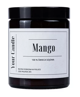 Świece - YOUR CANDLE (ŚWIECE SOJOWE) ŚWIECA SOJOWA MANGO 180 ml - YOUR CANDLE BP-5904890543096 - grafika 1