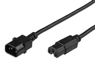 Kable komputerowe i do monitorów - MicroConnect Kabel zasilający Jumper C14-C15 0.5m - miniaturka - grafika 1
