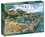 Puzzle - Jumbo Spiele 11290 1000 Piece Jigsaw Falcon de Luxe Puzzle Newquay Harbour, 1000 części 11290 - miniaturka - grafika 1