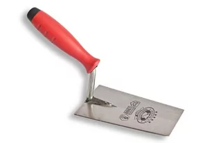 Olejnik Kielnia nierdzewna trapezowa SUPER PROFI 140mm z uchwytem dwukomponentowym 122214-2KS 122214-2KS - Narzędzia murarskie - miniaturka - grafika 1