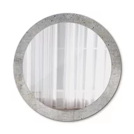 Lustra - Nowoczesne Lustro do Salonu Szary beton 80cm - miniaturka - grafika 1