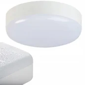 Lampy sufitowe - Plafon okrągły Kanlux Iper 20 x 5,5 cm biały 10W Nw 4000K 1200LM ip65 - miniaturka - grafika 1