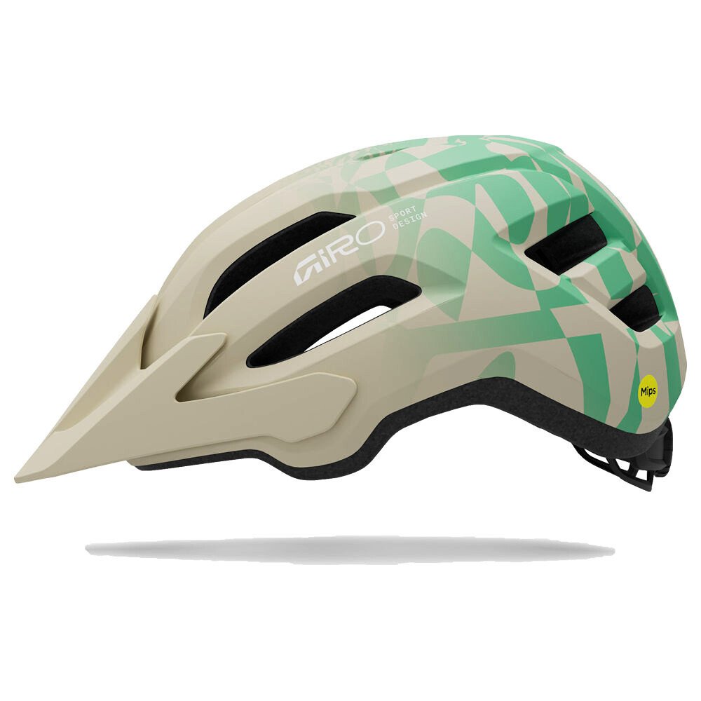 Kask rowerowy Giro Fixture II Mat Stone/Green Rush