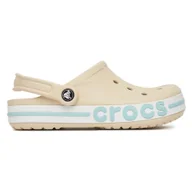 Klapki i japonki męskie - CROCS BAYABAND CLOG 205089-1LI Beżowy - miniaturka - grafika 1
