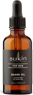 Sukin Sukin, FOR MEN Olejek do brody dla mężczyzn, 50 ml - Kosmetyki i akcesoria do pielęgnacji brody - miniaturka - grafika 1