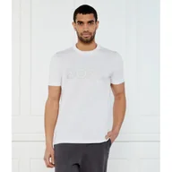 Koszulki męskie - BOSS GREEN T-shirt TL Logo Regular Fit stretch - miniaturka - grafika 1