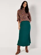 Swetry damskie - Apricot Sweter w kolorze zielono-niebiesko-pomarańczowym - miniaturka - grafika 1