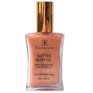 Olejki do ciała i włosów - ETONEESE Suchy olejek do ciała ze złotymi drobinkami Glow Rose 100ml - miniaturka - grafika 1