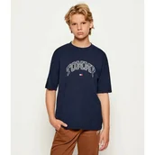 Koszulki dla dziewczynek - Tommy Hilfiger T-shirt VARSITY RAISED Regular Fit - miniaturka - grafika 1
