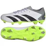 Buty sportowe męskie - Buty adidas Predator Accuracy.3 L FG M (kolor Biały, rozmiar 46) - miniaturka - grafika 1