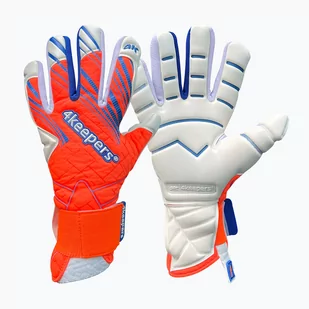 Rękawice bramkarskie dziecięce 4keepers Soft Amber NC Jr pomarańczowe - Piłka nożna - miniaturka - grafika 1