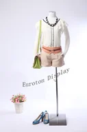 Manekiny wystawowe - Manekin krawiecki RB Tailor w kolorze białym z elastycznymi ramionami. Metalowa płyta, regulowana wysokość Rozmiar odzieży 36/38. - miniaturka - grafika 1
