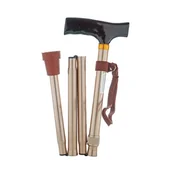 Kule i balkoniki - Laska składana brązowa - miniaturka - grafika 1