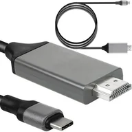 Kable - Kabel Usb-C 3.1 Typ C Do Hdmi 4K Adapter  Mhl 200Cm - miniaturka - grafika 1