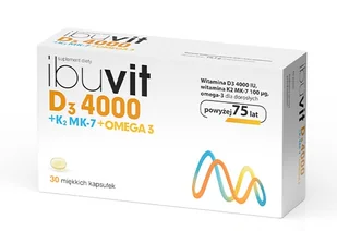 Ibuvit D3 4000 + K2MK-7 + Omega-3 30 Kapsułek - Witaminy i minerały - miniaturka - grafika 1