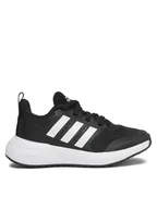 Buty dla dziewczynek - adidas Sneakersy Fortarun 2.0 Cloudfoam Sport Running Lace Shoes ID2360 Czarny - miniaturka - grafika 1