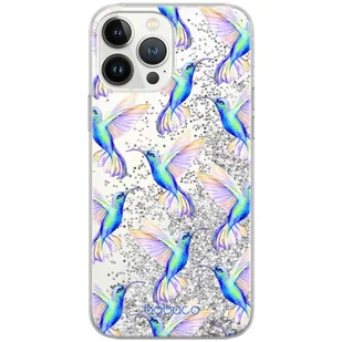 ERT GROUP etui na telefon Apple Iphone XS, case oryginalny i oficjalnie licencjonowany przez Babaco, wzór Hummingbird 002, optymalnie dopasowane, z efektem płynnego brokatu - Etui i futerały do telefonów - miniaturka - grafika 1