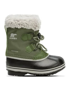 Sorel Śniegowce Yoot Pac™ Nylon Wp 2114112371 Zielony - Buty dla chłopców - miniaturka - grafika 1