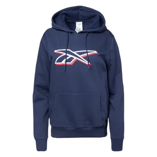 Damska Bluza REEBOK VECTOR GRAPHIC OTH HOODIE IN1701 – Granatowy - Bluzy damskie - miniaturka - grafika 1