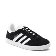 Sneakersy damskie - adidas Buty Gazelle J BB2502 Cblack/Ftwwht/Goldmt - miniaturka - grafika 1