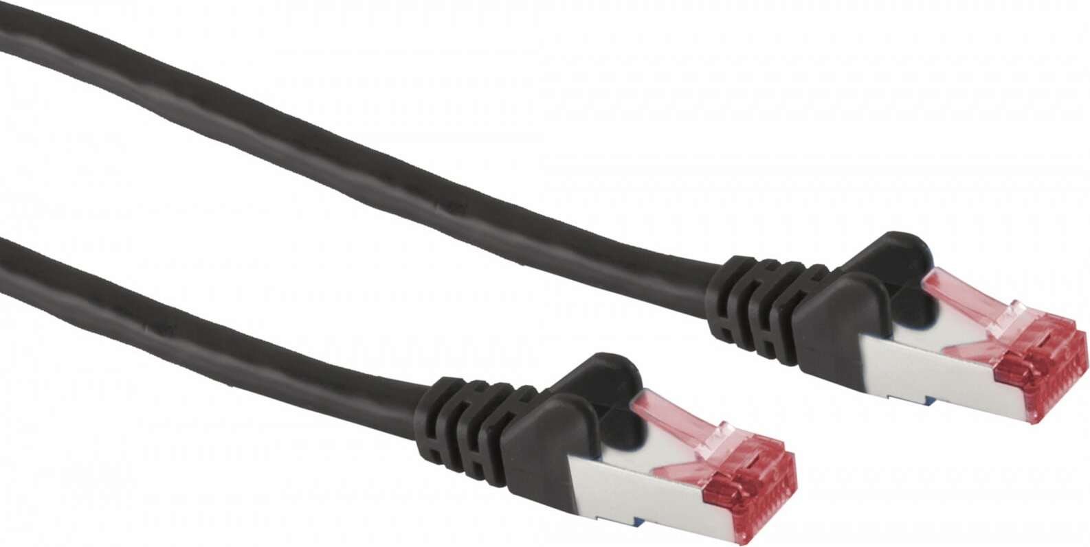 Kabel sieciowy patch S/CONN, kat. 6A, S/FTP, PIMF, bezhalogenowy, GHMT-CERTIFIED, czarny, 15,0 m (75725-AS)