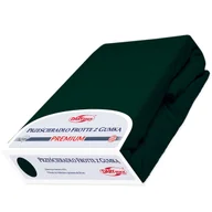 Prześcieradła - Prześcieradło z gumką 160x200 FROTTE WYSOKA GRAMATURA 200 FROTA zielony - miniaturka - grafika 1