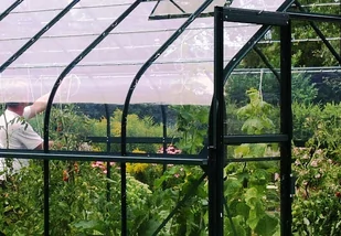 VITAVIA szklarnia ogrodowa ORION 5000, zielona (1,93 m x 2,57 m) + baza - Szklarnie ogrodowe - miniaturka - grafika 2