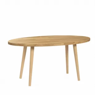 Ława owalna, ława drewniana dębowa Modern Oak, Wykończenie nogi - Buk olejowany, Wysokość [cm] - 47, Wymiary [cm] - 48x97 - Ławy i stoliki kawowe - miniaturka - grafika 1