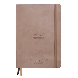 Goalbook Rhodia Creation Maya A5 taupe - Notesy i bloczki - miniaturka - grafika 1