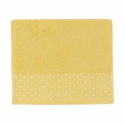 Ręczniki - Ręcznik kropki lux 50x90 żółty kod: 80K-REC-KRO/72 - miniaturka - grafika 1